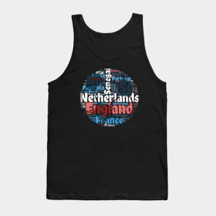 World Soccer Ball Tank Top